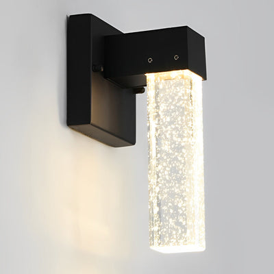 Veda LED Classic Modern Crystal Outdoor Wall Lamp