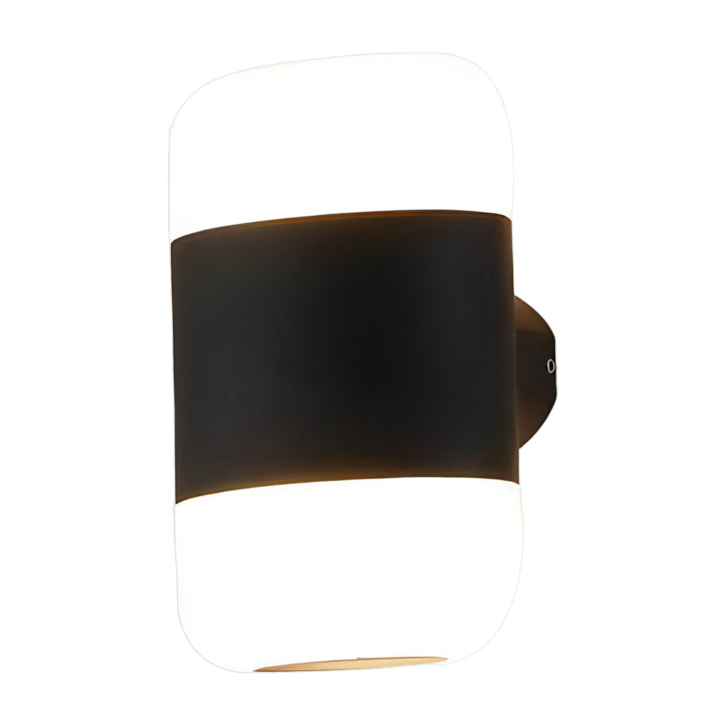 Delht Round Modern Aluminum Outdoor Wall Lamp