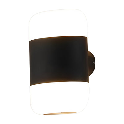 Delht Round Modern Aluminum Outdoor Wall Lamp