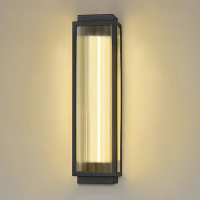Champion Rectangular Strip Modern Outdoor Wall Lights