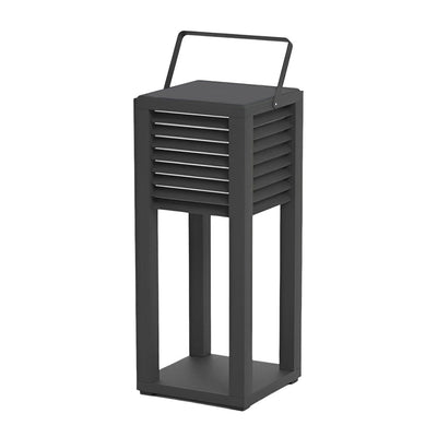 Kirstyn Square LED Modern Portable Steel Outdoor Lawn Light