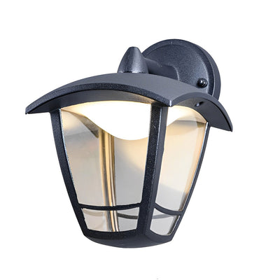 Stuart Retro Vintage Plug in Aluminum Outdoor Wall Lamp