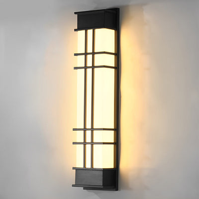 Loisa Retro Rectangular LED Traditional Outdoor Wall Lamp