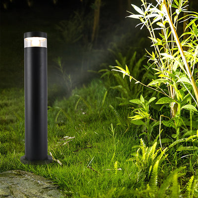 Ula Cylindrical Creative LED Aluminum Outdoor Pathway Bollard Lights