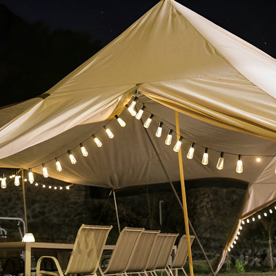 Brenda Retro Bulb USB LED Solar String Outdoor Lights