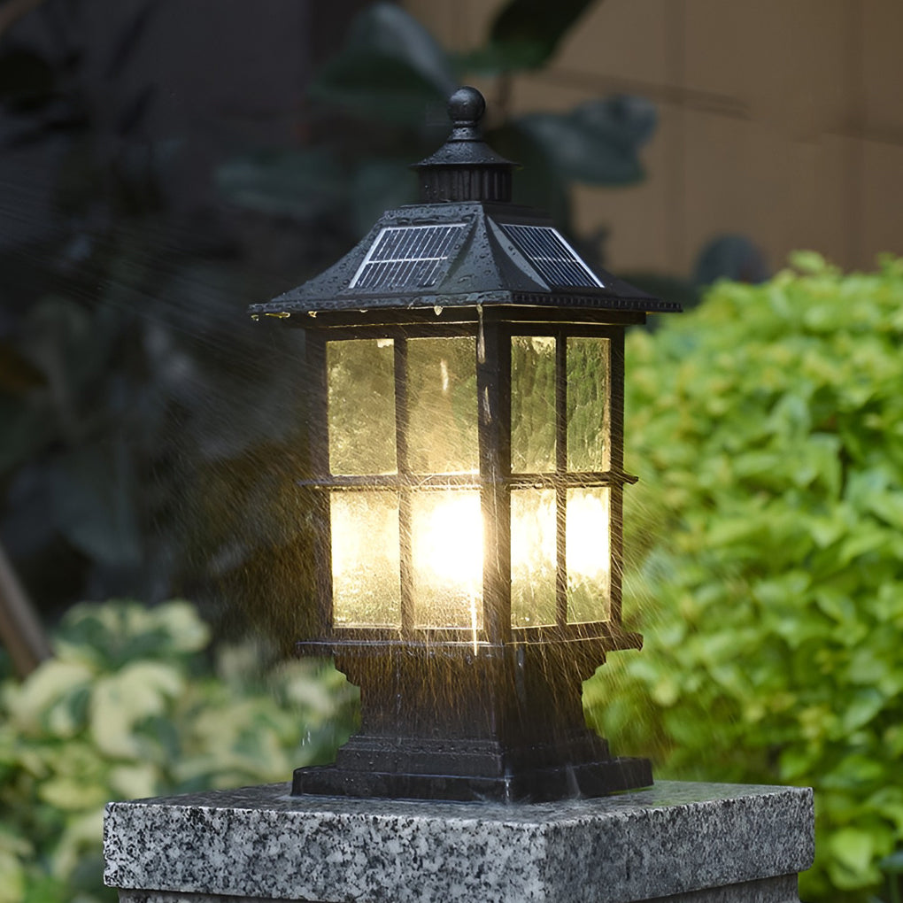 Blyth LED Modern Solar Aluminum Outdoor Post Caps Light