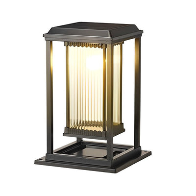 Hadley Lawn Ribbed Aluminum Outdoor Pathway Lights