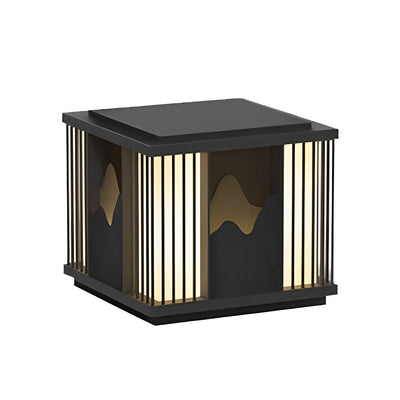 Gaiety LED Scenery Modern Steel Outdoor Post Caps Lights
