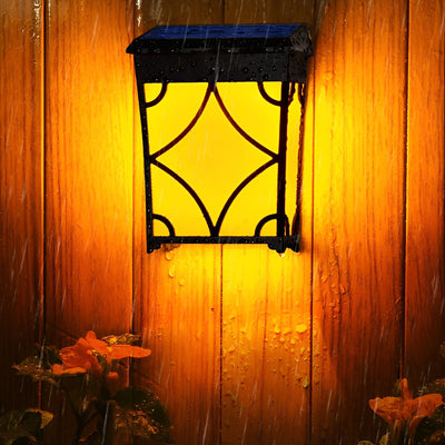 White LED RGB Intelligent Sensor ABS Outdoor Wall Lights