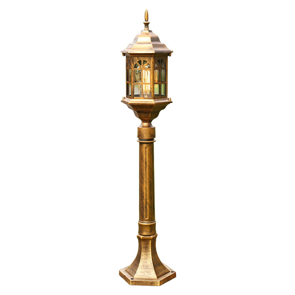 Solitary Elegant Pathway Aluminum Outdoor Post Lights