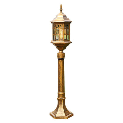 Solitary Elegant Pathway Aluminum Outdoor Post Lights