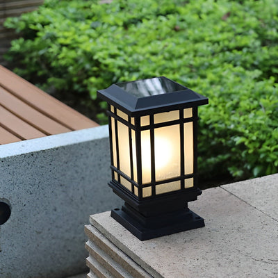Kilian Modern Solar Fence Aluminum Outdoor Post Lights