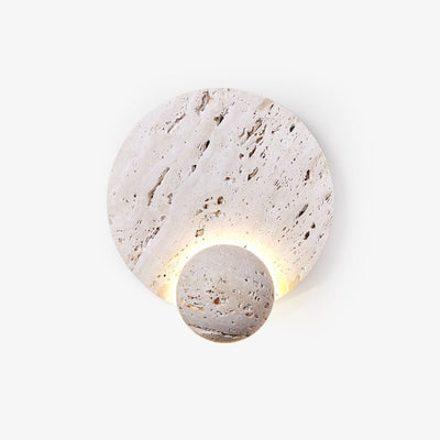 Norivaine Eclipse Travertine Wall Light