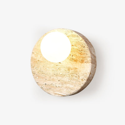 Kivros Travertine Sconce