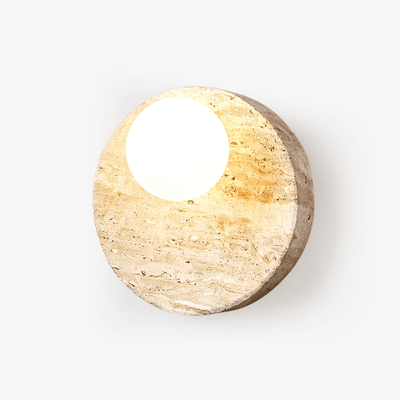 Kivros Travertine Sconce