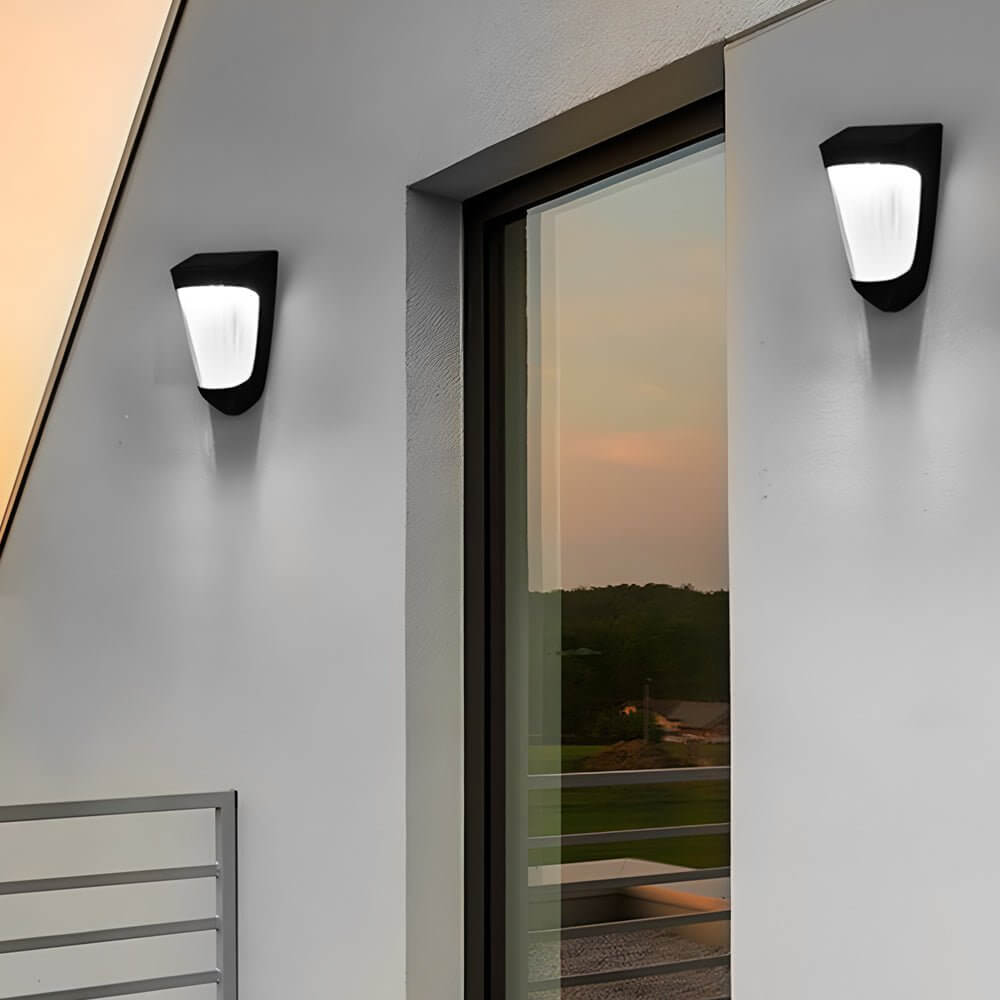 Chief Geometric Unique LED Solar ABS Outdoor Fence Lights