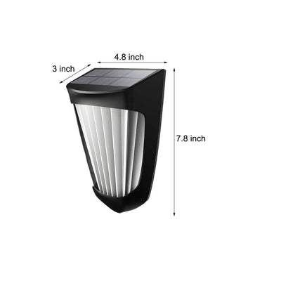 Chief Geometric Unique LED Solar ABS Outdoor Fence Lights