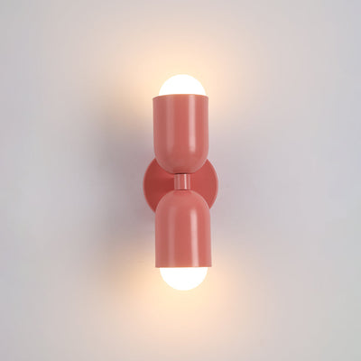 Valentina Modern Art Decoration Double-Headed Colorful Wall Lamp - Neutral Decor