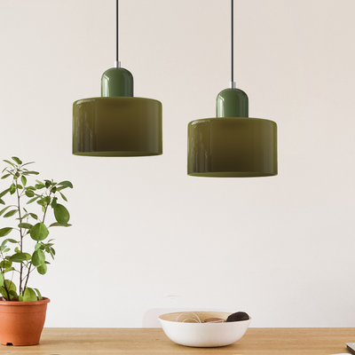 Valentina Modern Glass Kitchen Island Pendant Light - Neutral Decor