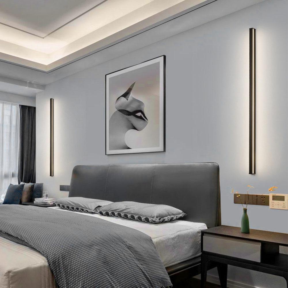 Molly Long LED Linear Minimalist Metal Wall Lights