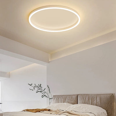 Arisha Modern Flush Mount Ceiling Light Ring - Neutral Decor