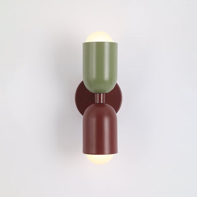 Valentina Modern Art Decoration Double-Headed Colorful Wall Lamp - Neutral Decor