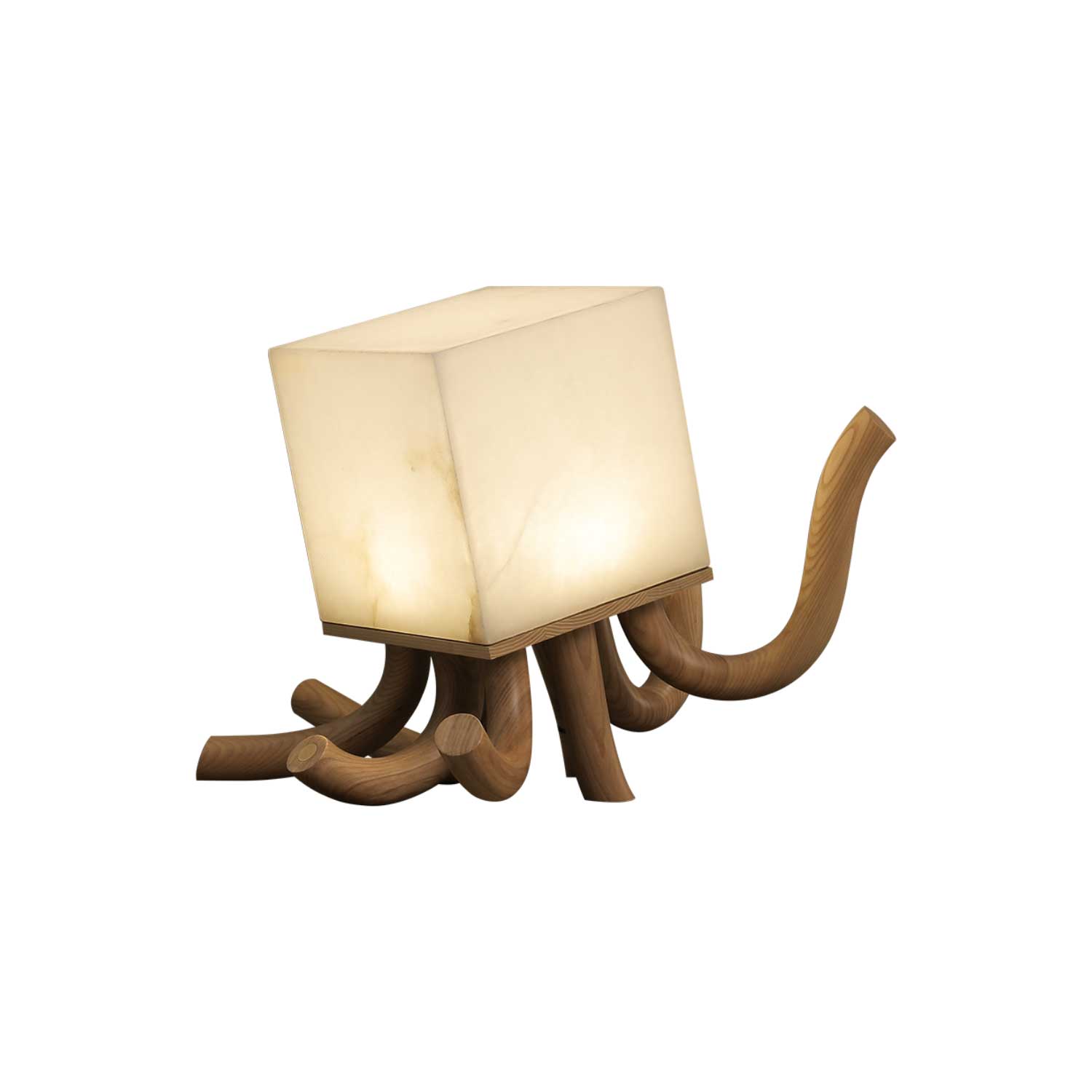Dravk Tentacle Alabaster Table Lamp