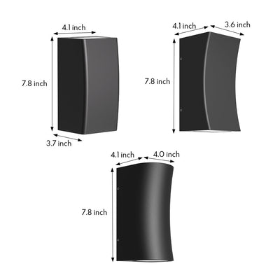 Mararet Modern LED Aluminum Outdoor Wall Light