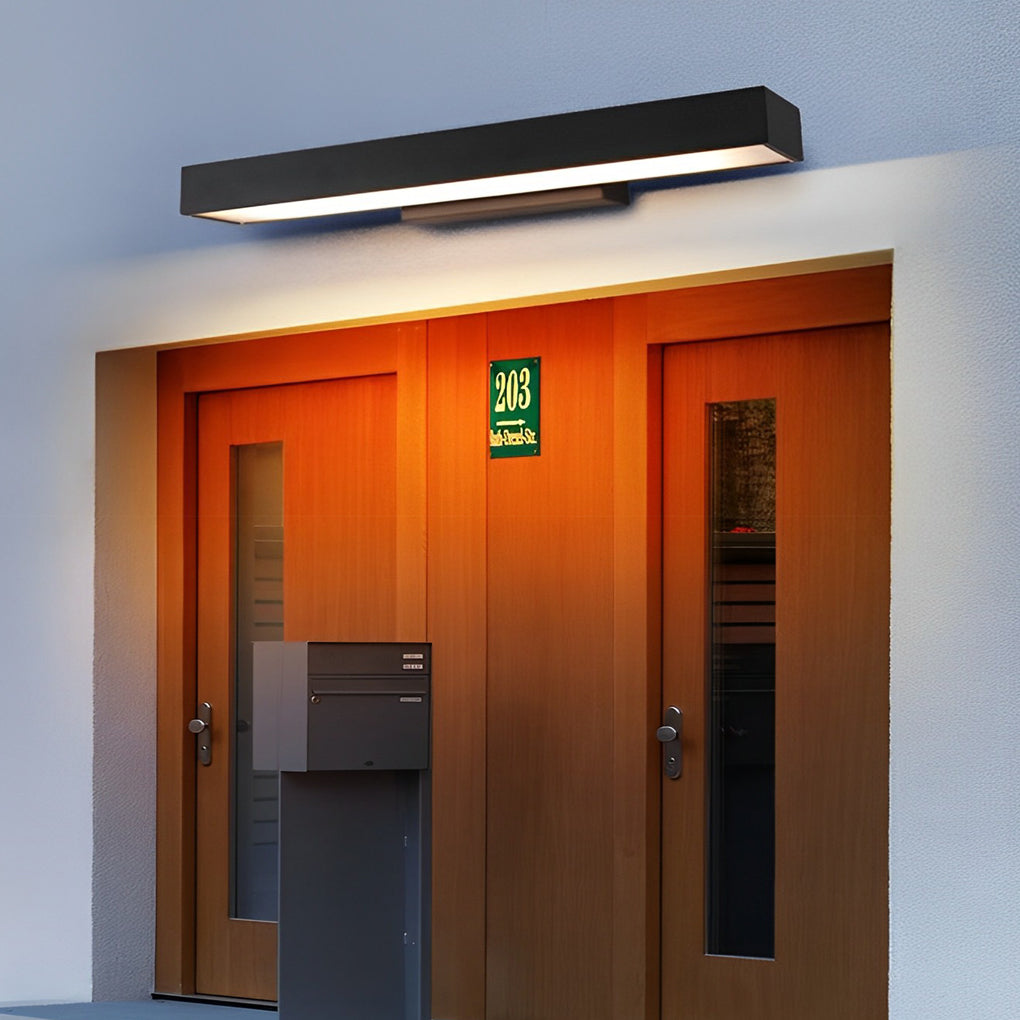 Wolf Modern Stainless Steel Outdoor Wall Light