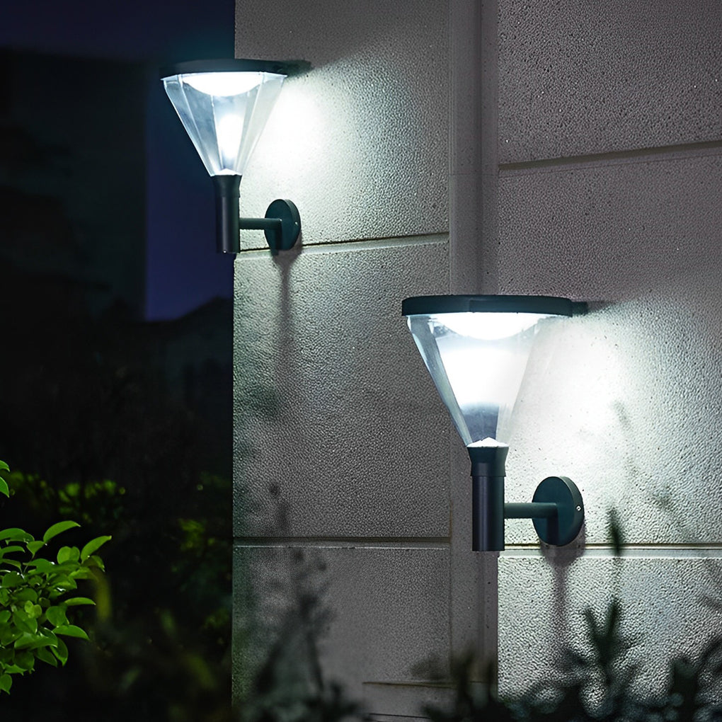 Jonathan Modern Solar Aluminum Outdoor Wall Lights