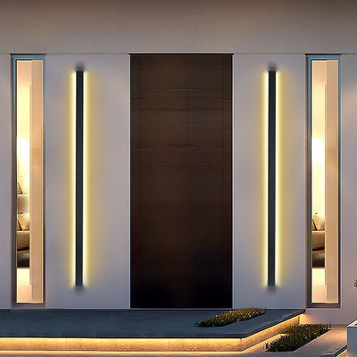 Neal Long LED Linear Modern Iron Outdoor Wall Light