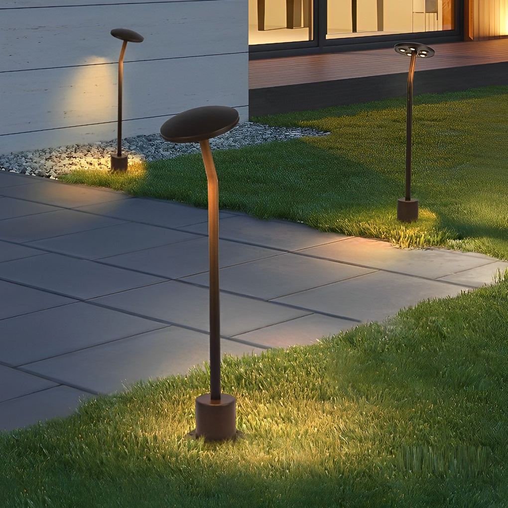 Nimble Mushroom Lawn Durable Aluminum Pathway Lighting