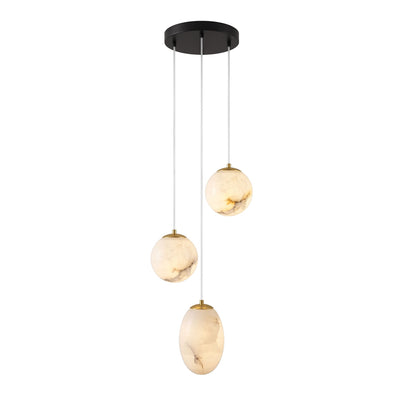 Norik Minimalist Alabaster Pendant Light