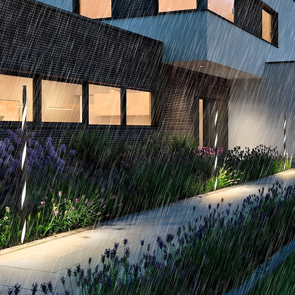 Dennis Linear LED Minimalist Aluminum Outdoor Path Light