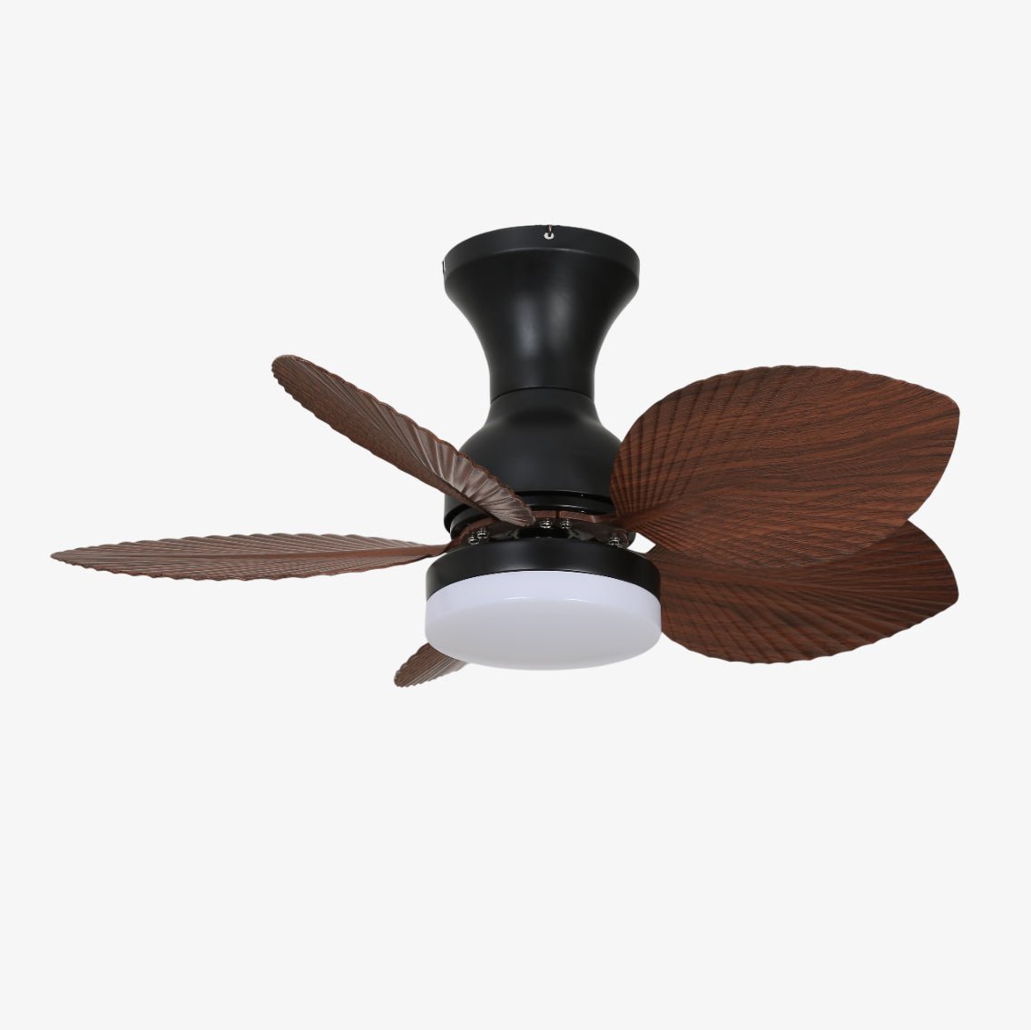 Rinirian Vintage Wood Ceiling Fan Light