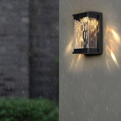 Edric Creative Modern Glass Outdoor Wall Sconce Light