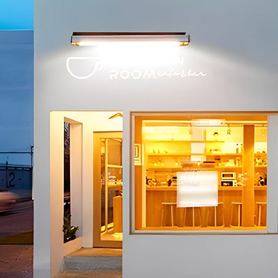 Jennifer Rectangular LED Modern Aluminum Outdoor Wall Lamp
