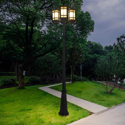 Roswell Modern Public Aluminum Outdoor Post Lights