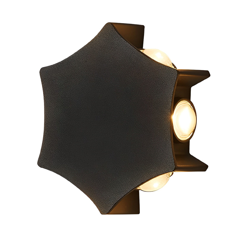 Honour Unique Four Way Metal Outdoor Wall Light