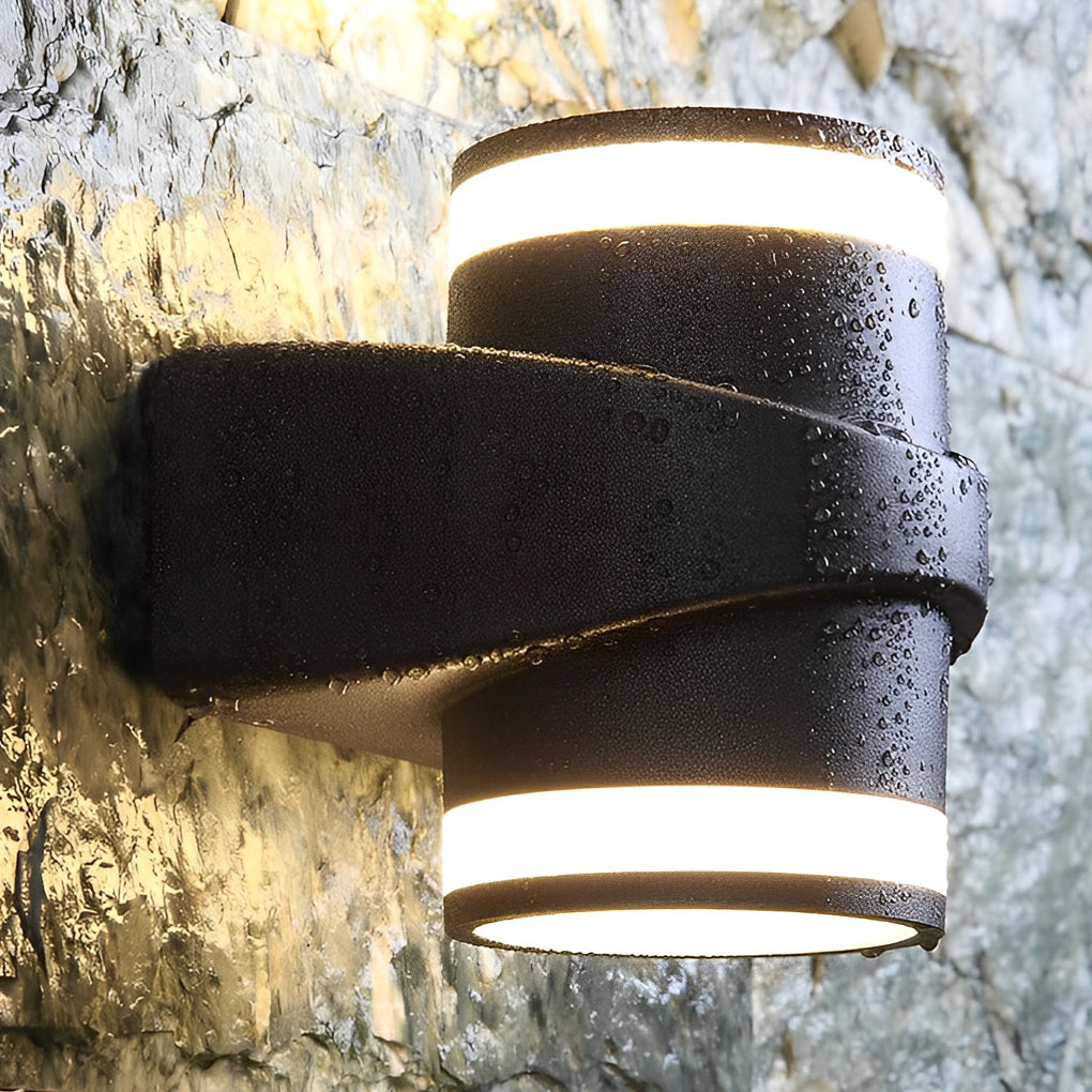 Wiona Round LED Aluminum Outdoor Wall Washer Lights