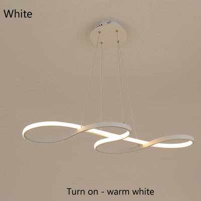 Arisha Modern Chandelier Linear Pendant Light Dining Room - Neutral Decor
