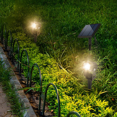 Rosalie Adjustable Solar Aluminum Outdoor Spotlight