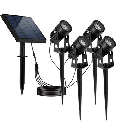 Rosalie Adjustable Solar Aluminum Outdoor Spotlight