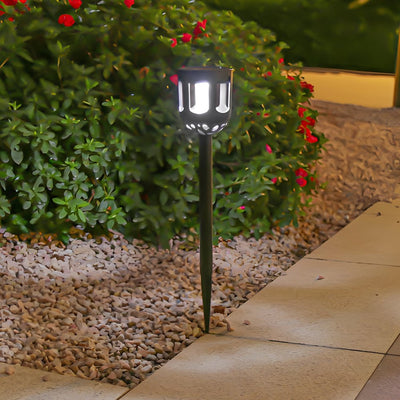 Tuesday Modern Solar LED Plastic Outdoor Path Light Set