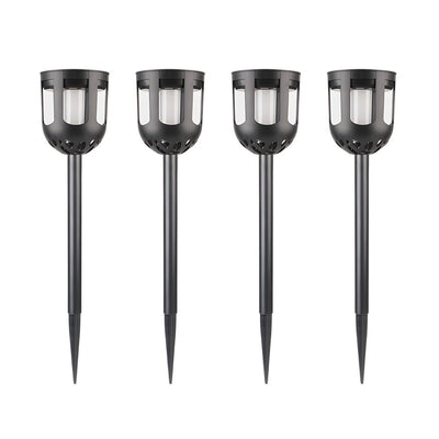 Tuesday Modern Solar LED Plastic Outdoor Path Light Set