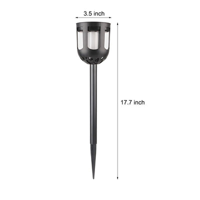 Tuesday Modern Solar LED Plastic Outdoor Path Light Set