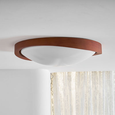 Fairborne Curved Edge Flush Mount Ceiling Light