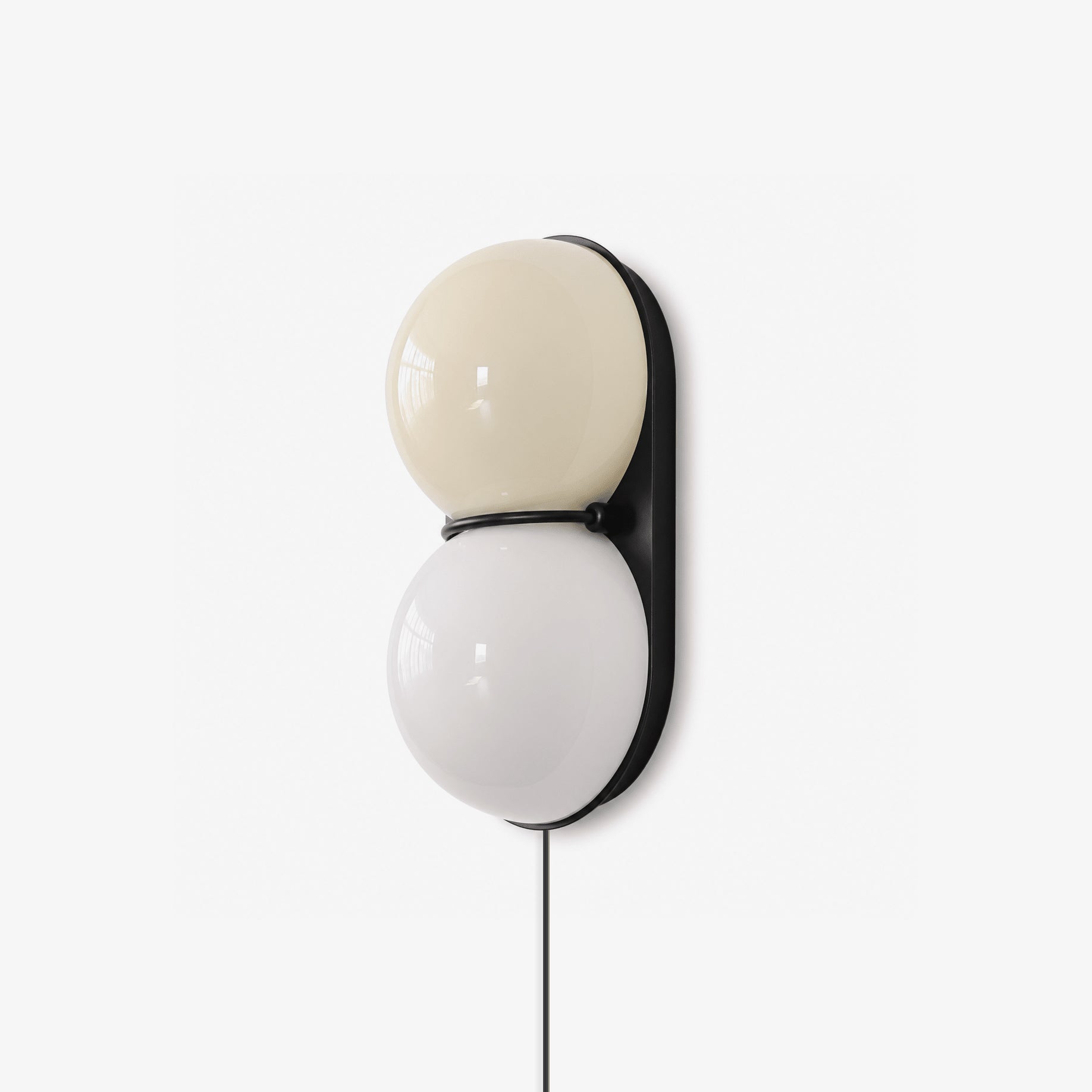 Orinborne Globe Glass Plug In Indoor Wall Light