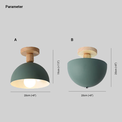 Muto Modern LED Ceiling Light Fixtures Wood/ Living Room - Neutral Decor
