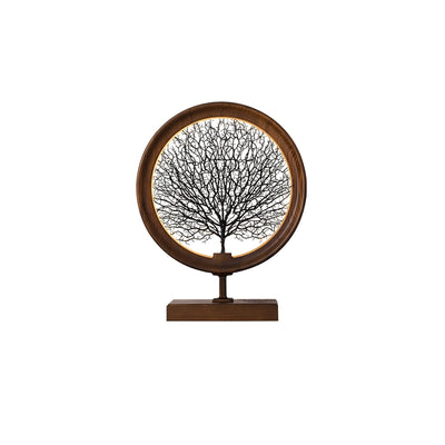 Sylalella Modern Wood Table Lamp